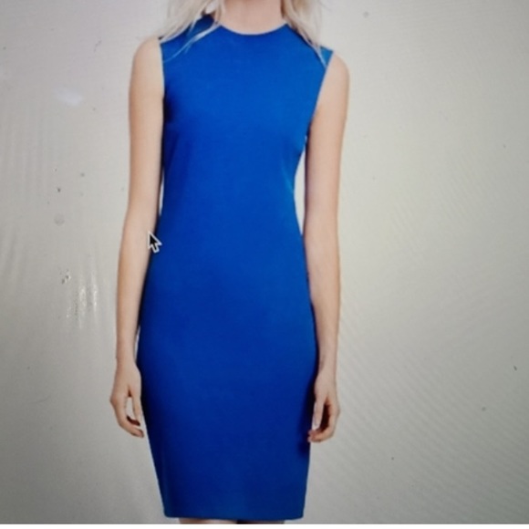 Vince royal blue sheath dress - Picture 3 of 6